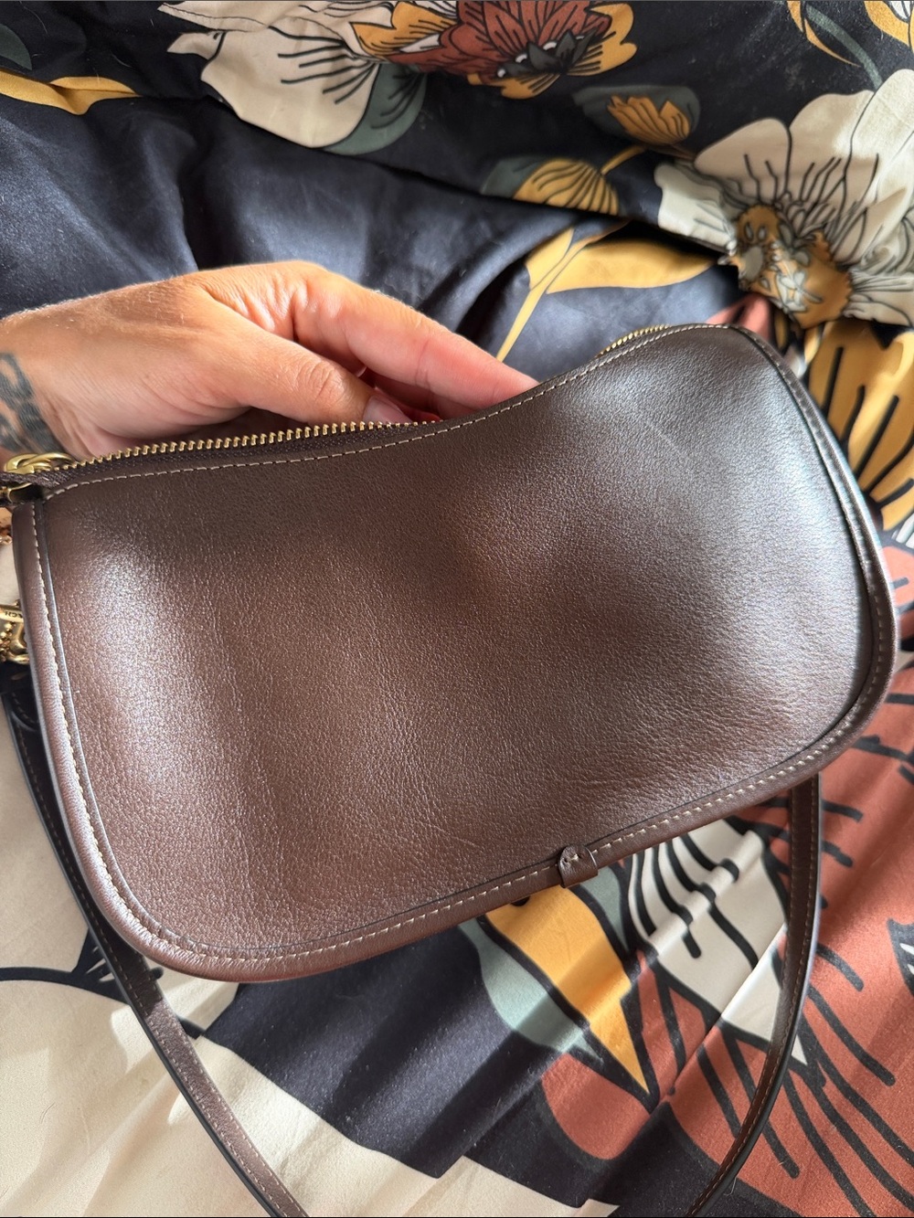Coach Twin Turnlock Waverly Bag in maple - Picture 8 of 11